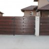 modern design fakerítés autó-és személy bejáróval