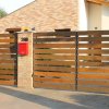 Privát Design fakerítés személy bejáróval