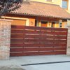 Privát Design fakerítés kocsibejárattal