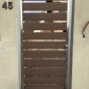 WPC kerítés személy bejáró