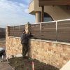 WPC kerítés vidám kivitelezése